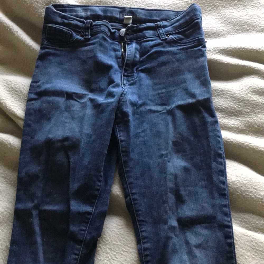 Distressed jeans